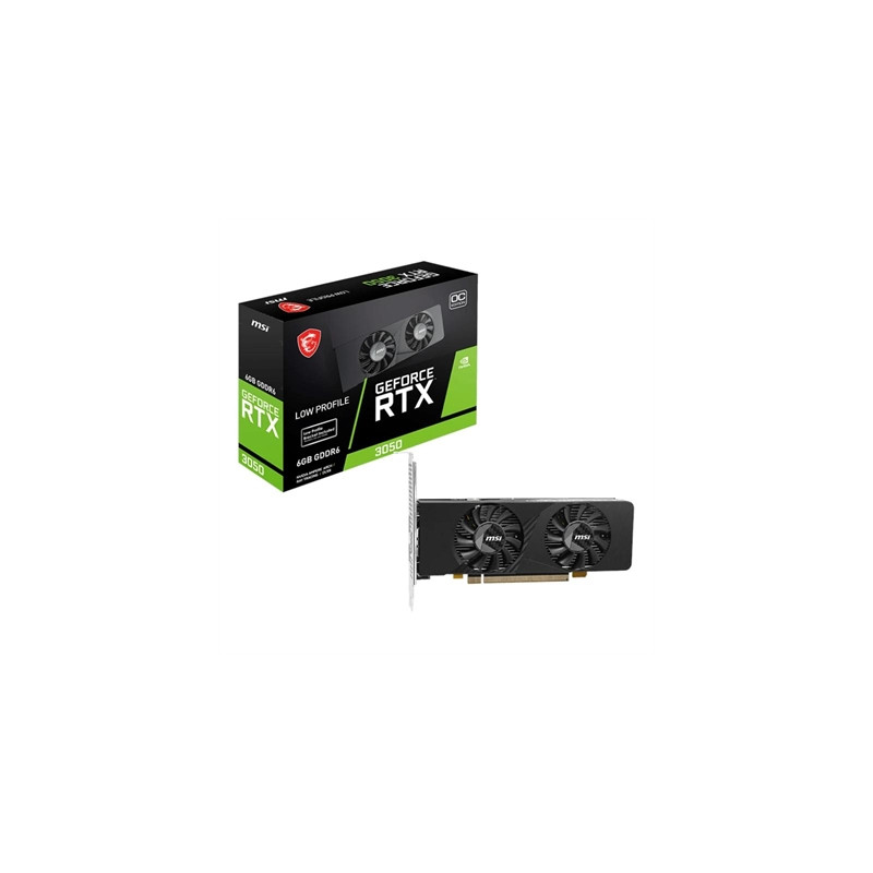 MSI VGA NVIDIA RTX 3050 LP E 6G OC DDR6