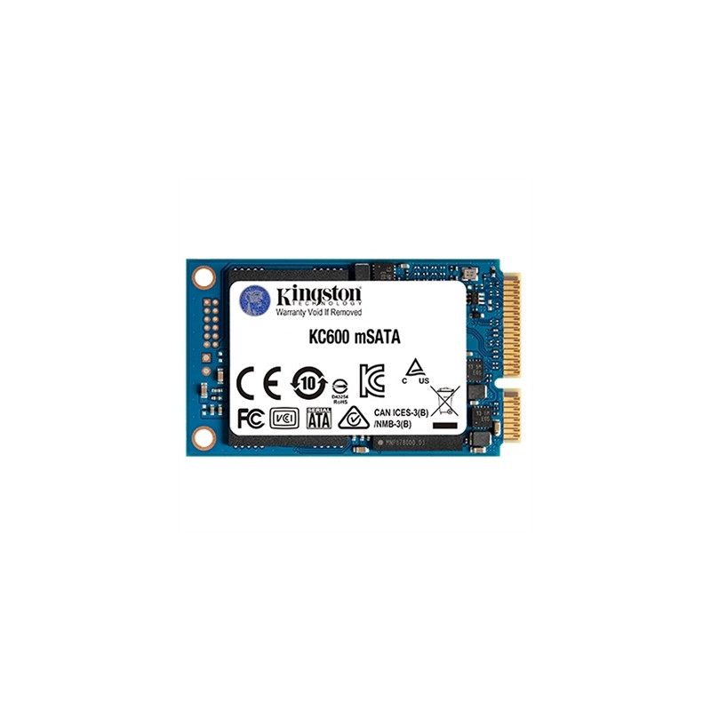 Kingston SKC600MS/512G SSD 512GB TLC 3D mSATA