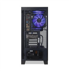 NOX Semitorre HUMMERGLOCK Negra | Caja ATX cristal